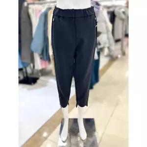 [트리아나]소고 세이브존01 밑단 이중배색 배기 바지 TJ1XA01_(1) (47365423)