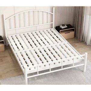 철제 침대 프레임 북유럽 BTR Thin 경량 1 5 침실매트리스 검정 철제침대 이동식