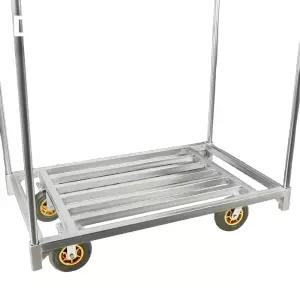 원단대차 패브릭 파티션 고무바퀴 대차 트레일러