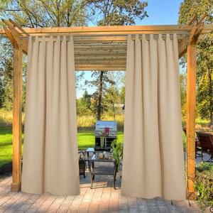 야외용 커튼 방수 암막 스 파티오 햇빛 야외 자외선 베란다용 베 그늘 실외