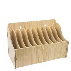 헌금봉투꽂이 상자 교회 꽂이 휴대폰 봉 보관함 기독교 수납함(10칸) 1. 원목 벽면 봉헌