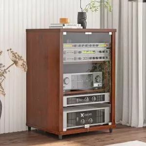 오디오 장식장 받침대 거실장 전축 콘솔 수납장 음향