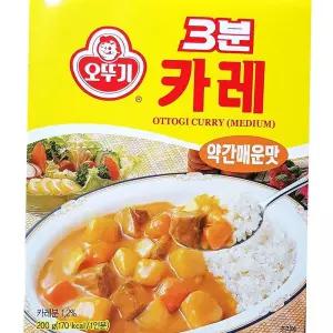 카레 3분 약간매운맛 200g X6