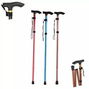 보행 접이식 어르신 효도 지팡이 할머니 노인 보조기