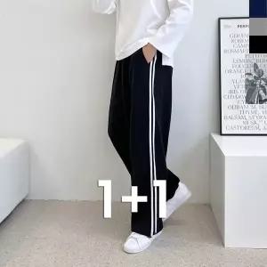 블레오 남자 커플 트레이닝 스트링 와이드 팬츠 (1+1) DM2601081712