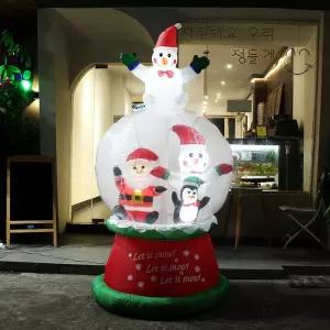 전시 LED 에어벌룬 대형 산타 크리스마스