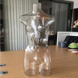 속옷가게 투명토르소 여성용 마네킹 속옷마네킹 투명 상반신 디피용 여자속옷