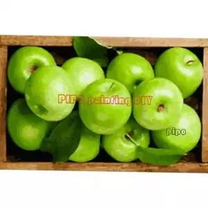 돈 행복 복을 부르는 사과 명화그리기