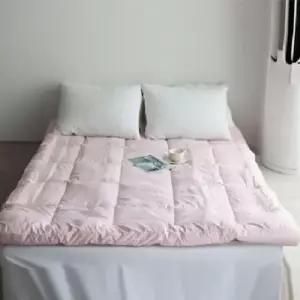 매트리드 더크린 사계절 매트리스 토퍼 퀸 핑크