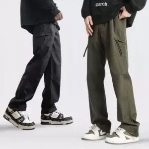 [JED] 바지 남성용 팬츠 전술 밀리터리 조거 등산용 작업복 카고 밴딩