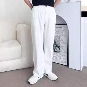 [JED] 핏 스판 슬랙스 데일리 팬츠 면바지 코튼 와이드 남성 뒷밴딩