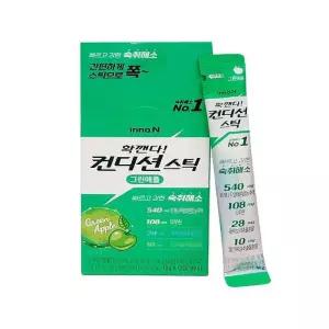 이노엔 컨디션 스틱 그린애플맛 18g 10개 1박스 숙 취해소 젤리 음주전후 x2SET(SH)