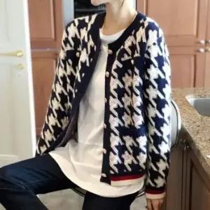[JED] 하운드투스 가디건 체크 가을 패턴 여성 아우터 봄 간절기 자켓