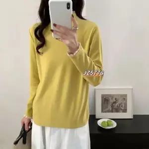 여사친 겨울 이너 트렌디 아이템 티 롱루즈핏 반폴라셔츠 보들보들 레이스 긴팔 상의 HT4