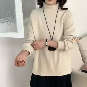 여사친 겨울 티 레이스 아이템 상의 반폴라셔츠 슬림핏 롱루즈핏 트렌디 HT4