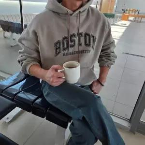 [맨즈해시태그]  보스턴 피그먼트 오버핏 후드티