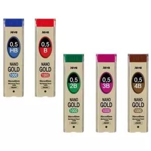 자바 골드 진한 일본 샤프심 0.5mm HB 12개 1P 필기구