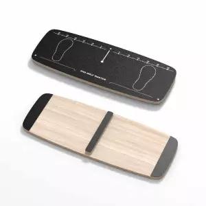 골프 체중이동 스윙 보더 연습 트레이너 밸런스보드 훈련 코어 중심