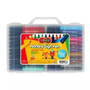 사인펜 24색 그림도구 어린이사인펜