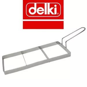 [하프클럽/브이와이]델키 계란틀 스텐 옆손잡이 사각모양틀 3구