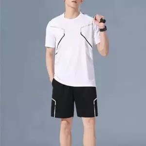 여름 시원한 쿨링 반팔 반바지 남성 트레이닝 세트