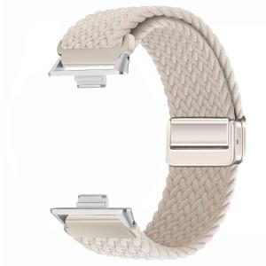 Xiaomi Redmi Watch 4 5 용 마그네틱 루프 Miband 8 pro/9 밴드 스트랩 조절 가능한 땋은 스포츠 나일론 교