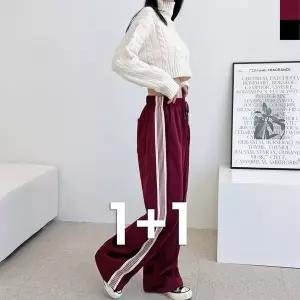 블레오 여자 커플 트레이닝 스트링 와이드 팬츠 (1+1) DM2601081728