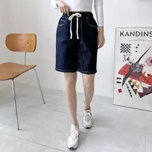 블레오 여자 청린넨 와이드 반바지 밴딩 팬츠 DM2601081279