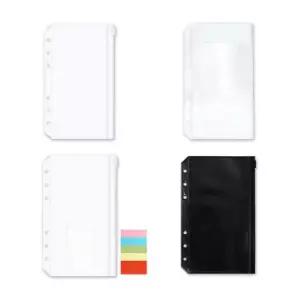 (큰손할인) 6공바인더 A6 속지 다이어리 지퍼백 pvc