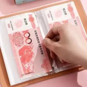 현금 지폐 보관 저축 포켓 바인더 다이어리 노트 수첩