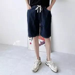 블레오 남자 청린넨 와이드 반바지 밴딩 팬츠 DM2601081278