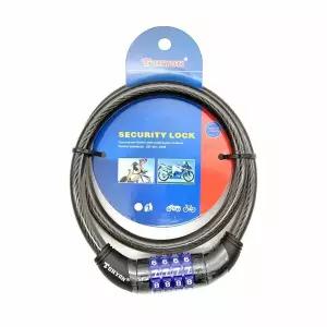 자물쇠 자전거자물쇠 번호키 거치식 강철와이어락