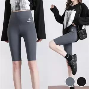 [하이웨스트/5부] 5부 레깅스 하이웨스트 슬림핏 운동복