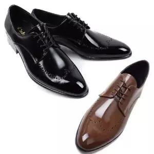 빅사이즈 남성구두 M2984 펀칭 3.5cm 슬림정장화 빅사이즈