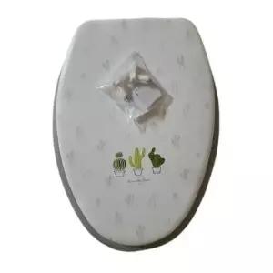 푹신한 쿠션 오아시스 대형 변기커버 O형