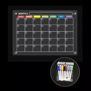일정표 아크릴 자석 월간일정표 스케줄러 보드마카 8종포함