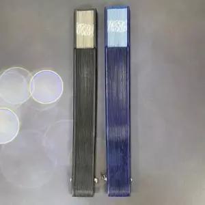 접이식부채 당초 무늬 전통문양 접이식 경량 고급부채 2Colors