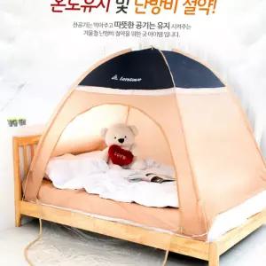 원터치텐트 베이지난방텐트 방한 실내텐