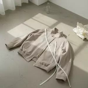 올리브데올리브 오버핏 스웨이드 블루종 점퍼 OE6XJ874 1316219