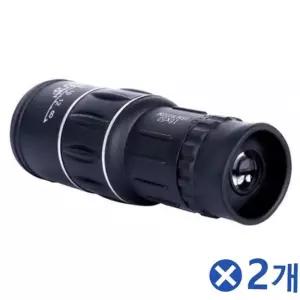 16배율 이중조절 레저용 망원경 단망경 단안경 2개