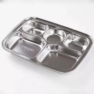 [하프클럽/브이와이]식판 유치원식판 급식판 나눔 접시 배식판 미니