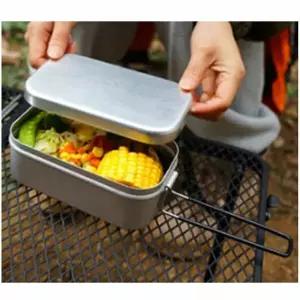 라떼 접이식 손잡이 도시락 캠핑냄비 코펠 라면냄비