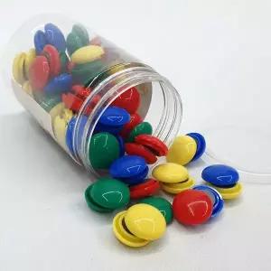 원형 컬러 동전자석 2cm 80P