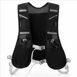 아웃도어 러닝 조끼 메쉬 마라톤 조끼 스포츠 달리기 수납