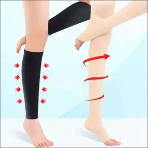 짱짱한 발목까지 슬림핏 여자 압박 종아리 스타킹 오는 아대