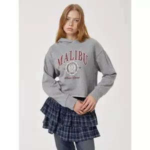 후아유 Flower 크롭 후드 티셔츠 WHMHF4921F 449204