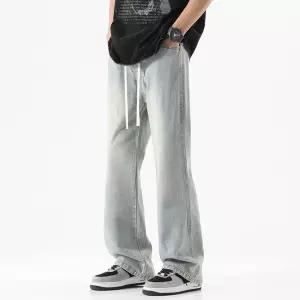 청 부츠컷 와이드핏 미국 황토 데님팬츠 청바지 나염 바이브패션스트링 스타일 배기팬츠 남성패션 LKTM DL5