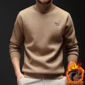 니트 겨울 가을 이너 기모 남성패션 솔리드 도톰 터틀넥 풀오버 폴라 DL4