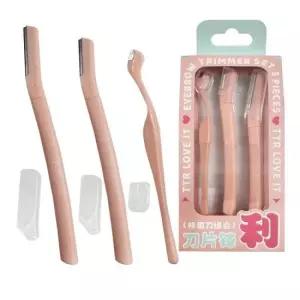 장만A628 일체형 눈썹칼 3종세트 정리칼 면도기 제모 Huolang 만물선생 눈썹커터