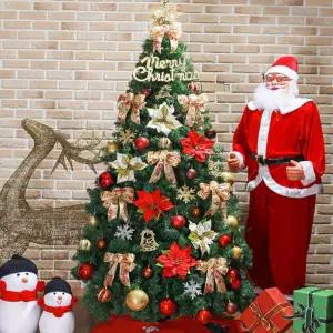 풀 데코용품 210cm 카니발 골드레드 스카치트리